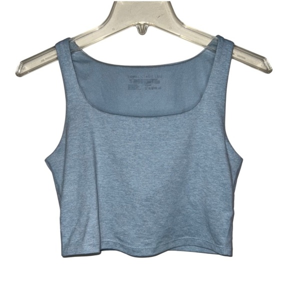 Yogalicious Lux Light Blue Gray Tank Fitness Casual Size Small - Picture 1 of 7